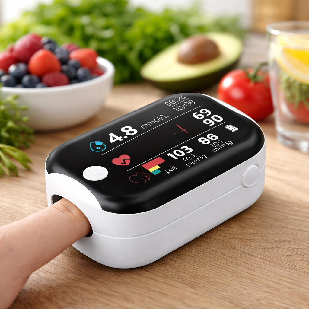 GlucoPulse™ Blutzuckermessgerät | Messen Sie Ihren Blutzucker schmerzfrei in nur 5 Sekunden