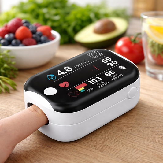 GlucoPulse™ Blutzuckermessgerät | Messen Sie Ihren Blutzucker schmerzfrei in nur 5 Sekunden